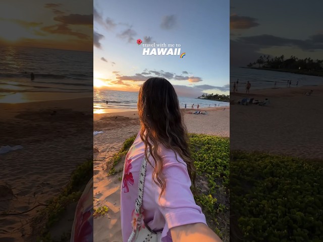 travel with me to HAWAII!! 🌺✨🌈🥥 #hawaii #travelvlog