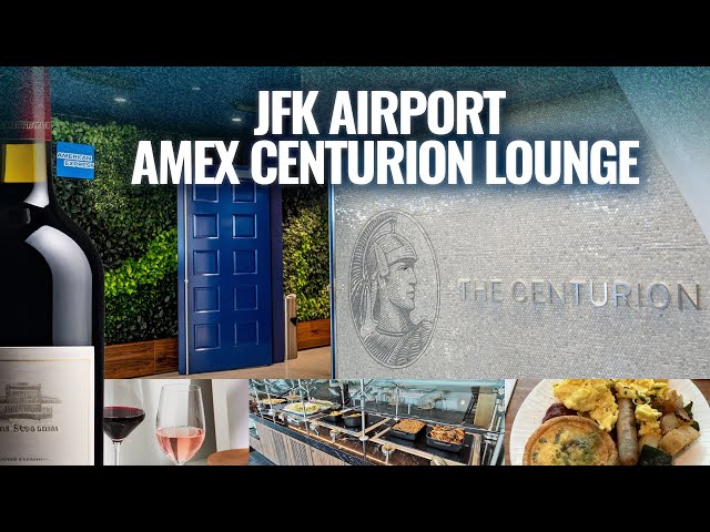 JFK Airport Amex Centurion Lounge | The BEST Lounge with a Secret Speakeasy! | Terminal 4