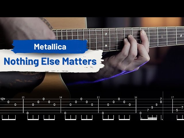 Nothing Else Matters - Metallica | Tab Intro | Tutorial | Lesson