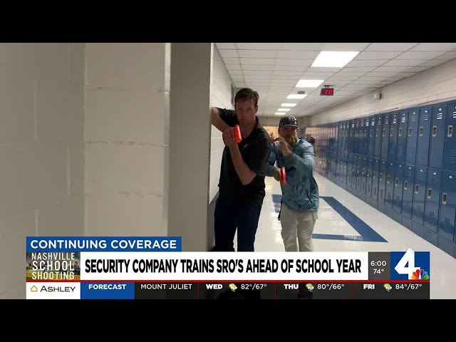 Security company trains SRO's ahead of school year