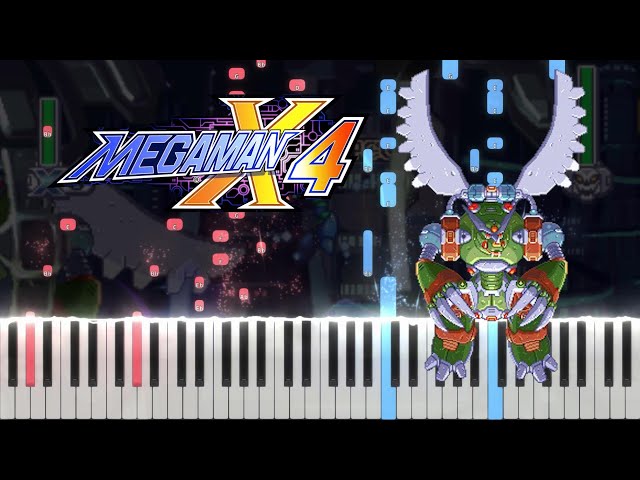 Mega Man X4 - Opening Stage X [Sky Lagoon] (Piano Tutorial by Javin Tham)