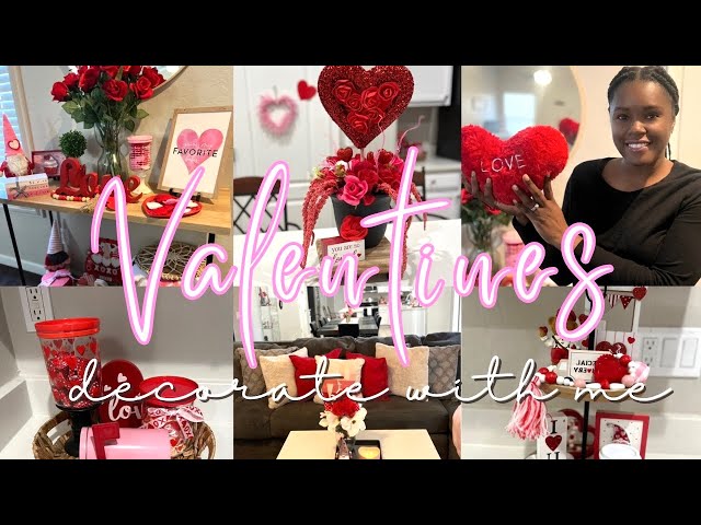 💌VALENTINES DAY DECORATE WITH ME | VALENTINES DECOR IDEAS | DECORATING FOR VALENTINES