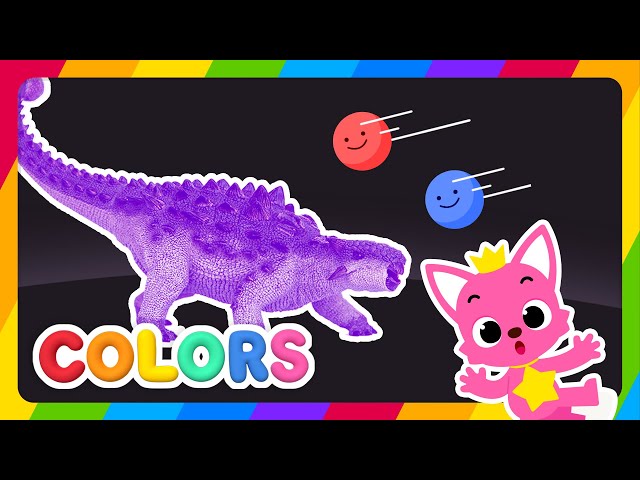 [New ✨] Surprise Bouncy Ball with Ankylosaurus | Dinosaurs colors for kids | Pinkfong & Hogi Colors