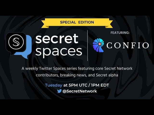 The Confio team on privacy with Secret Network!