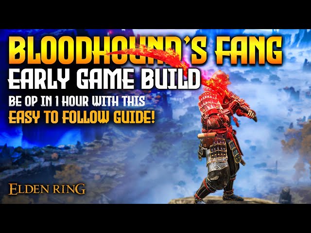 Elden Ring Beginner’s Guide 2024: Early Game OP Bloodhound’s Fang Build! (Patch 1.10)