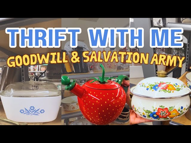 Vintage Shopping at Thrift Stores | Amazing Kitchenware & Home Decor 🍓