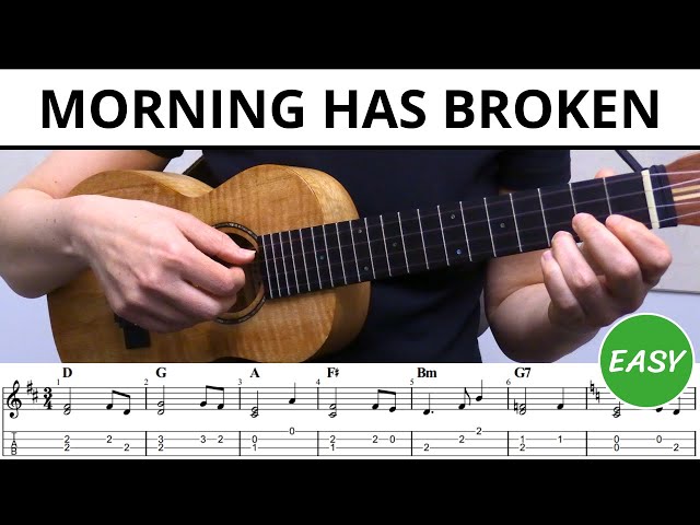 Morning Has Broken (Cat Stevens) - EASY Ukulele Fingerstyle Arrangement, Tabs & Tutorial