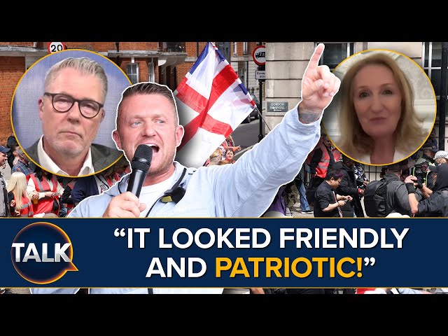“Sections Of Society Don’t Like Displays Of Patriotism!” Tommy Robinson Leads Central London Protest
