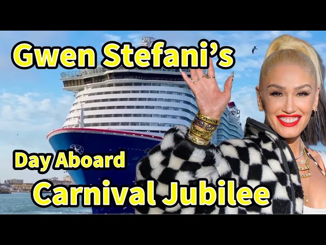 INSIDE LOOK: Gwen Stefani’s Day On Board as Carnival Jubilee’s Godmother!