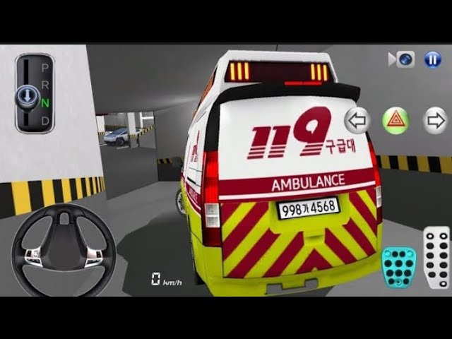 New Ambulance Van in Parking Building! 3D Driving Class: Car Game Android Gameplay