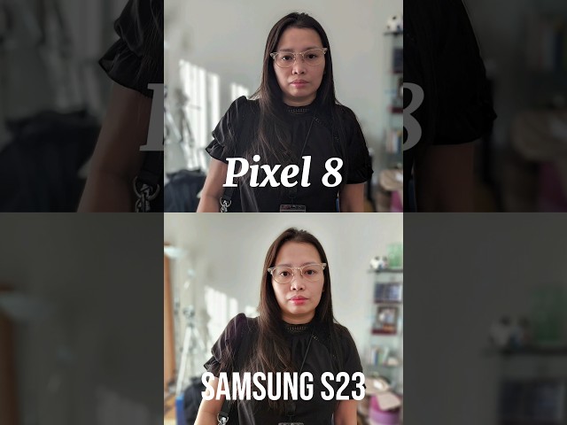 pixel 8 vs Samsung Galaxy s23 camera comparison #pixel8 #s23 #galaxys23 #shorts #dhortsfeed