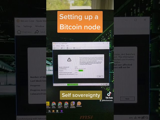 Setting up a Bitcoin node
