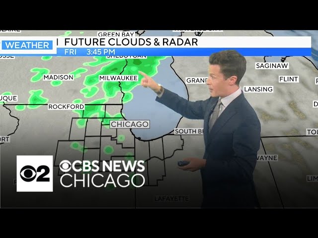 Sunny Thursday, rainy Friday for Chicago