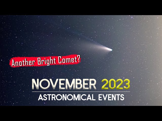 See a Bright Comet | Jupiter Through a Telescope | Full Beaver Moon in Nov 2023!