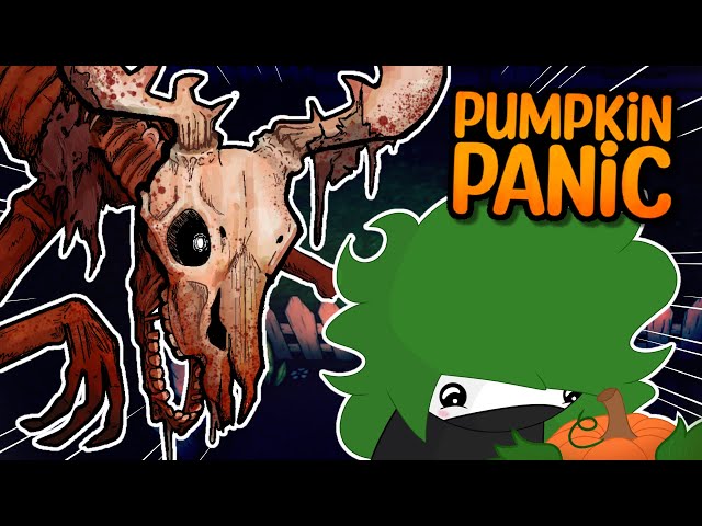 SmokeeBee plays a "TOTALLY INNOCENT" PUMPKIN FARM GAME - Pumpkin Panic