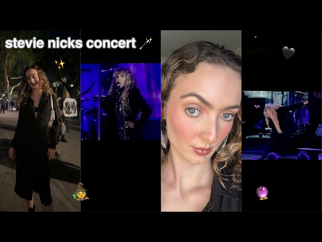 get ready with me for a Stevie nicks concert 😊🖤🪄🧙‍♀️🖤