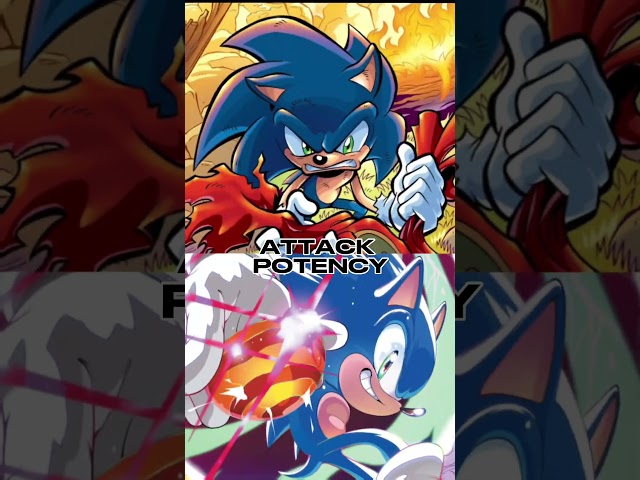 Archie Sonic vs IDW Sonic