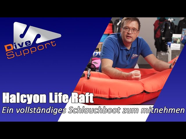 Halcyon Life Raft. Ein vollständiges Schlauchboot zum mitnehmen | Unboxing/Vorstellung | DiveSupport