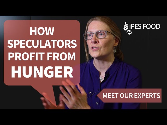 ​​Stricter regulations of financial speculators are desperately needed | IPES-Food’s Jennifer Clapp