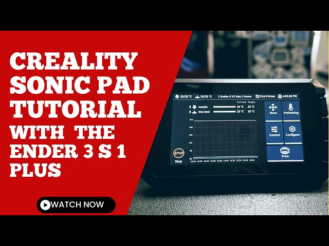 Creality Sonic Pad and the Ender 3 S1 Plus: A Beginners Guide