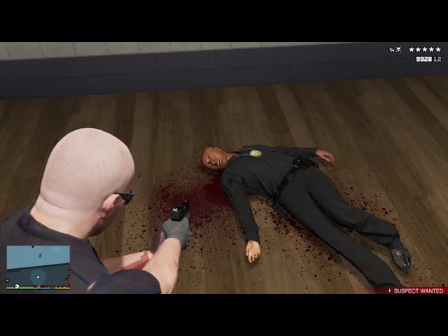 GTA 5 - Police Station Assassination + Six Star Escape