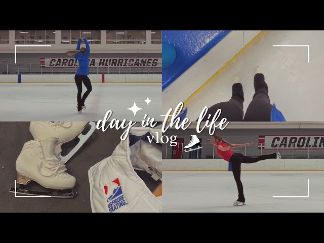 come figure skating with me!✨⛸️ | day in the life of a beginner figure skater