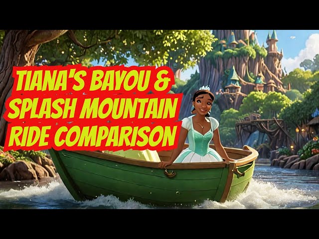 2019 Tiana's Bayou vs 1989 Splash Mountain - Which is Better?