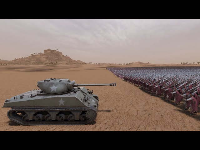 1 Full Auto Sherman Versus 100K William Wallaces || Ultimate Epic Battle Simulator 2