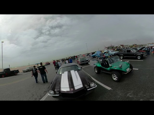 Cruisin Ocean City Inlet Car Show 2018 Sat 11AM (4K 360 VR)