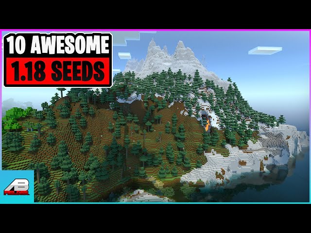 Minecraft 1.18 Seeds - 10 Awesome Seeds Part 3 Java and Bedrock