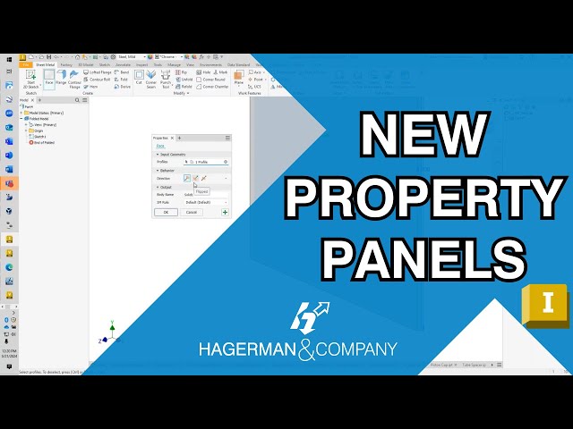 Property Panels - Inventor Tips