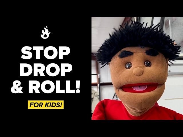 Stop, Drop, & Roll! | Fire Safety Education for Kids