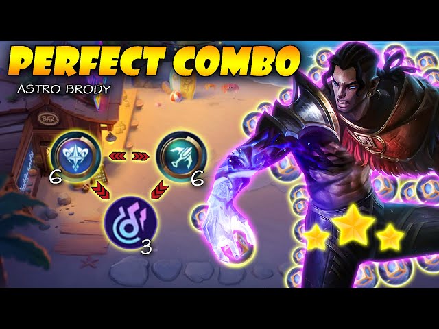PERFECT COMBO BRODY ASTRO | GAMEPLAY BEFORE NERFED AUSTUS SKILL 2 | MAGIC CHESS MOBILE LEGENDS