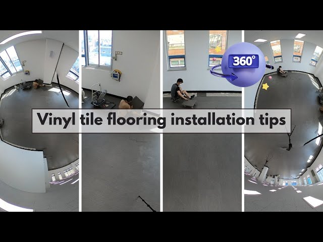 [ 360video ] 데코타일 마감 시공 Tips #cuttingskills #flooring #360vr