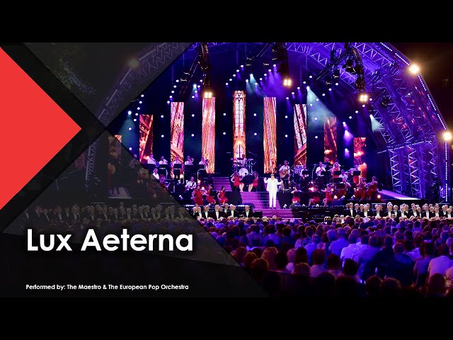 160 MALE SINGERS ON STAGE | Lux Aeterna - The Maestro & The European Pop Orchestra (4K)