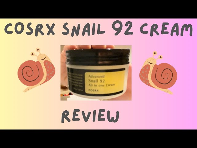 WHAT I LIKE & I DON’T LIKE WITH COSRX SNAIL 92 ALL IN ONE CREAM || Pink Gaey 💗