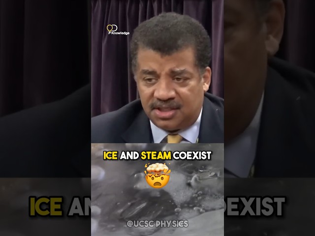 Can Water Be Liquid, Solid And Gas In The Same Time? Triple Point Of Water with Neil deGrasse Tyson