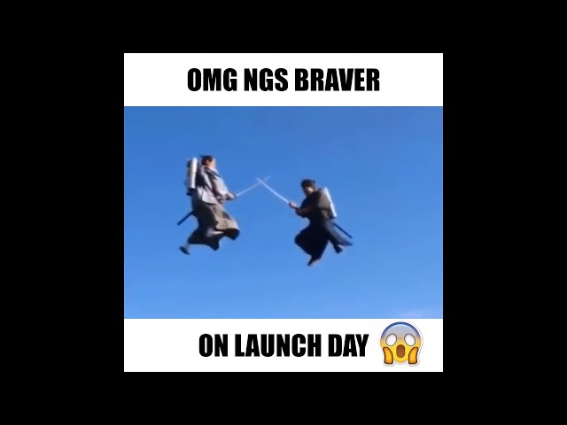NGS BRAVER ON LAUNCH DAY 🤣 #shorts | PSO2:NGS