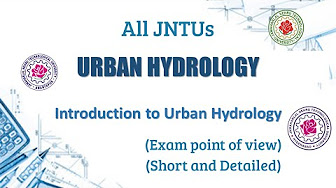 Urban Hydrology