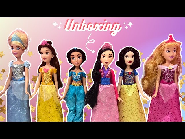 Disney Princess Royal Shimmer Mulan Fashion Doll Clothes Accessories Unboxing