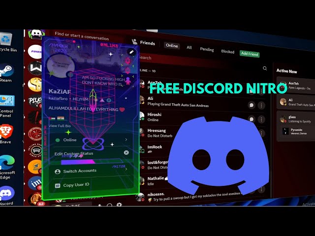 How To Get Discord Nitro Profile For Free | PART 1
