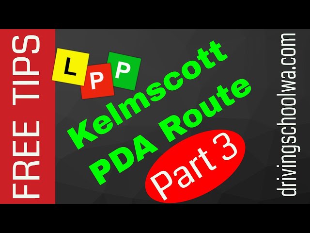 Kelmscott Driving Test Route (Part 3) - PDA at Kelmscott Western Australia