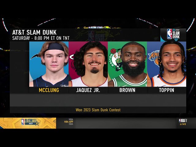 NBA TV previews 2024 NBA Dunk Contest