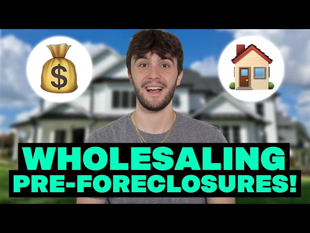 How to Find & Wholesale Pre-Foreclosure Leads!