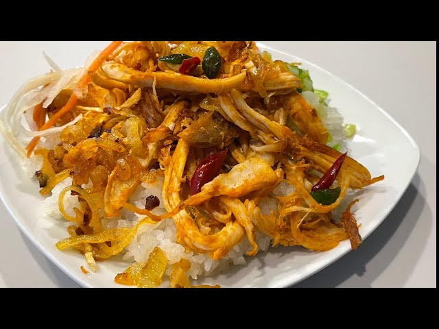 XÔI GÀ - Cách Nấu Cấp Tốc  Mềm Dẻo Ngon Cho Bửa Sáng | Chicken Coconut Glutinous Rice