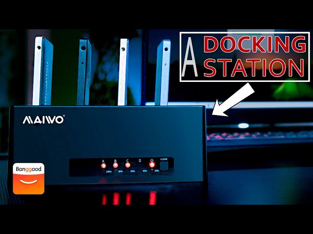 4 Bay Docking Station, SSD & HDD [Clone your drives without a PC] BANGGOOD TECH-BANGGOOD REVIEW