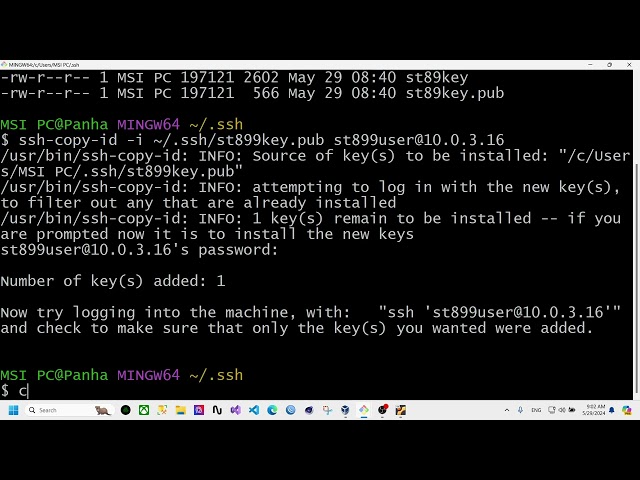 Remote SSH SCP With Key