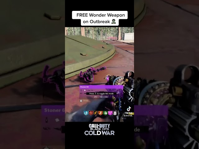 FREE Wonder Weapon on Outbreak! - Cold War Zombies #Shorts