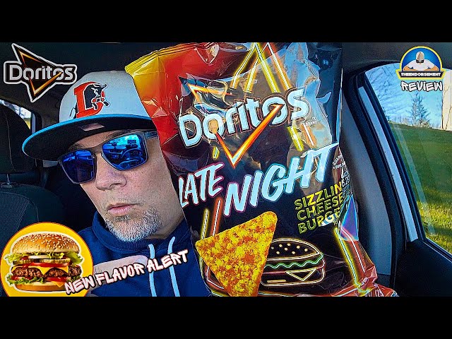 Doritos® Late Night Sizzlin' Cheeseburger Review!🌽🌃🍔 | theendorsement