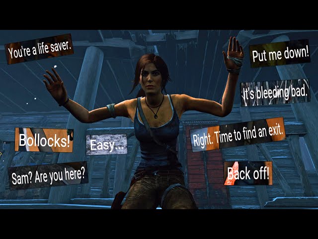 Lara Croft In Game Voice Lines